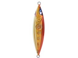 Iron Plate Lure (3d Luminous Slow Jigging Hollow Out) Boat Fishing Artificial Bait Lead Fish Bait Amberjack Spanish Mackerel Lure 250g 02 Red