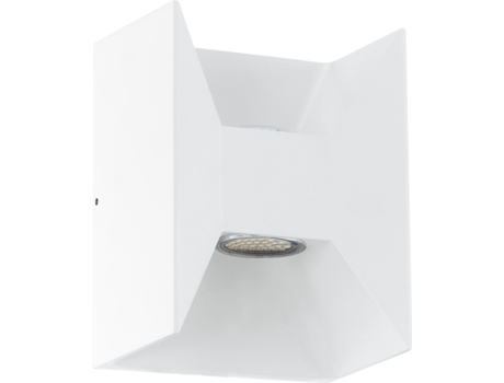 Candeeiro Exterior EGLO Morino Branco — Aço | 2 x 2,5 W