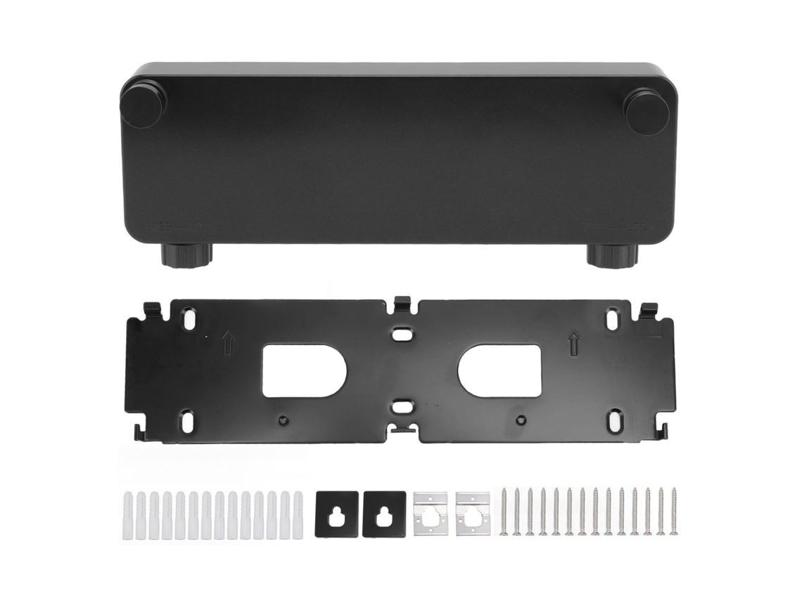 Varal Retrátil Lurelia, 6 Peças, Anti-ferrugem, Para Varanda, Para Casa De Banho, De Aço Inoxidável, Preto, 2 M Ref. L1383