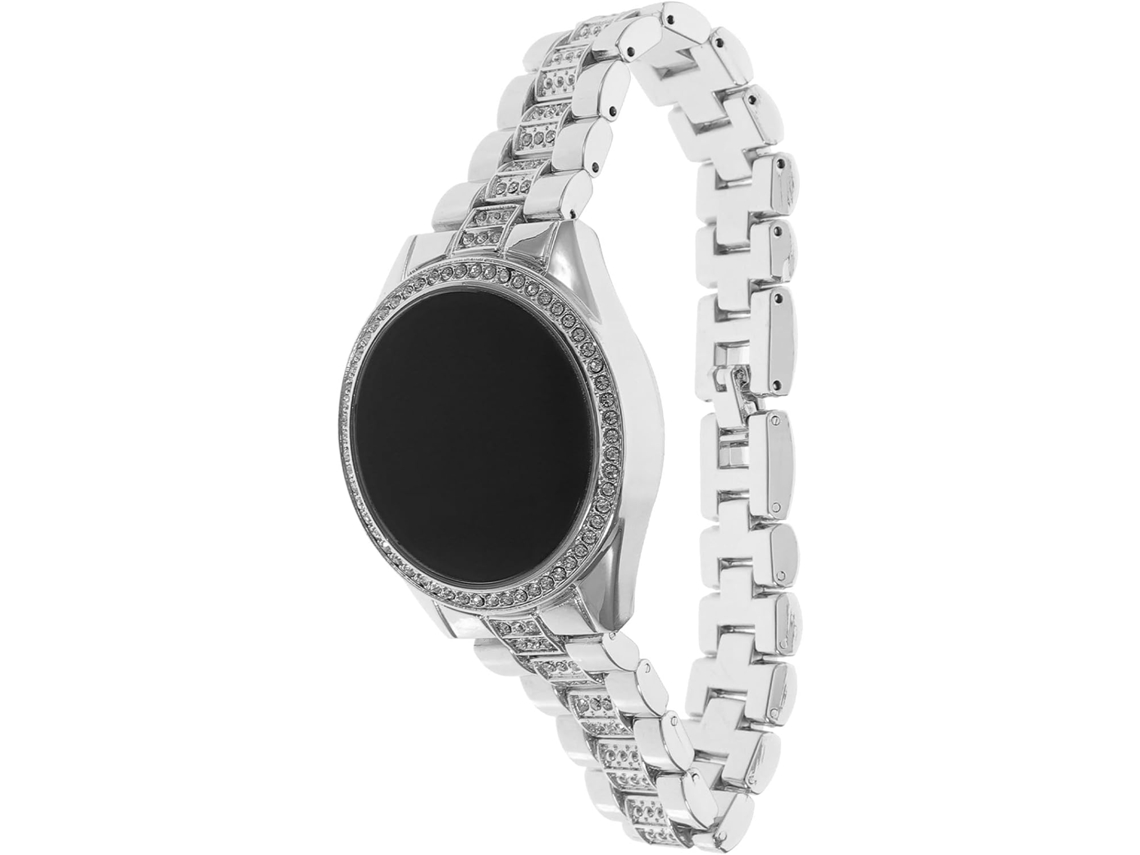 Relógio Pulso GOKOCO feminino, LED, pedras brilhantes, elegante, acessório diário e noturno