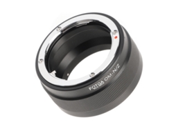 Adaptador de montagem de lente Fotga Precision para lentes Olympus OM em câmeras mirrorless full frame Nikon Z5 Z6 Z7 Z50.