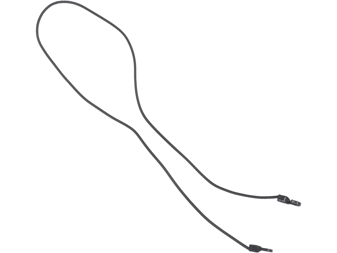Corda Elástica Para Bicicleta Com Ganchos, Nylon Preto