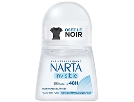 Desodorante Anti Manchas 48h Invisible Frescura Pura 50ml Narta