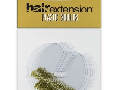 protector calor extensões hair extension plastic shields SHE