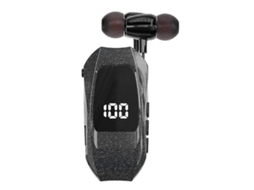 Fone De Ouvido Sem Fio De Lapela Empresarial Com Display Digital Led, B Ly Ebike