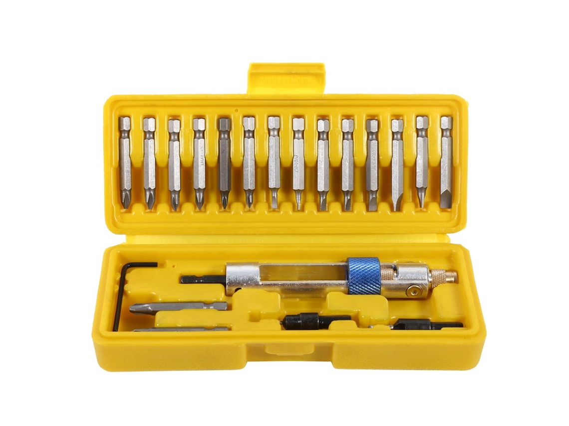 Laxiscreed Kit De Parafusadeiras Com Cabeça Giratória E Bits Diversificados Para Múltiplas Funções