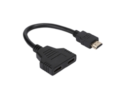 Divisor Hdmi 1080p Com 1 Entrada E 2 Saídas