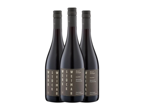 Vinho WERKSTÜCK WEIMAR Poetenweg Zweigelt Seco (0.75 L - 3 Unidades)
