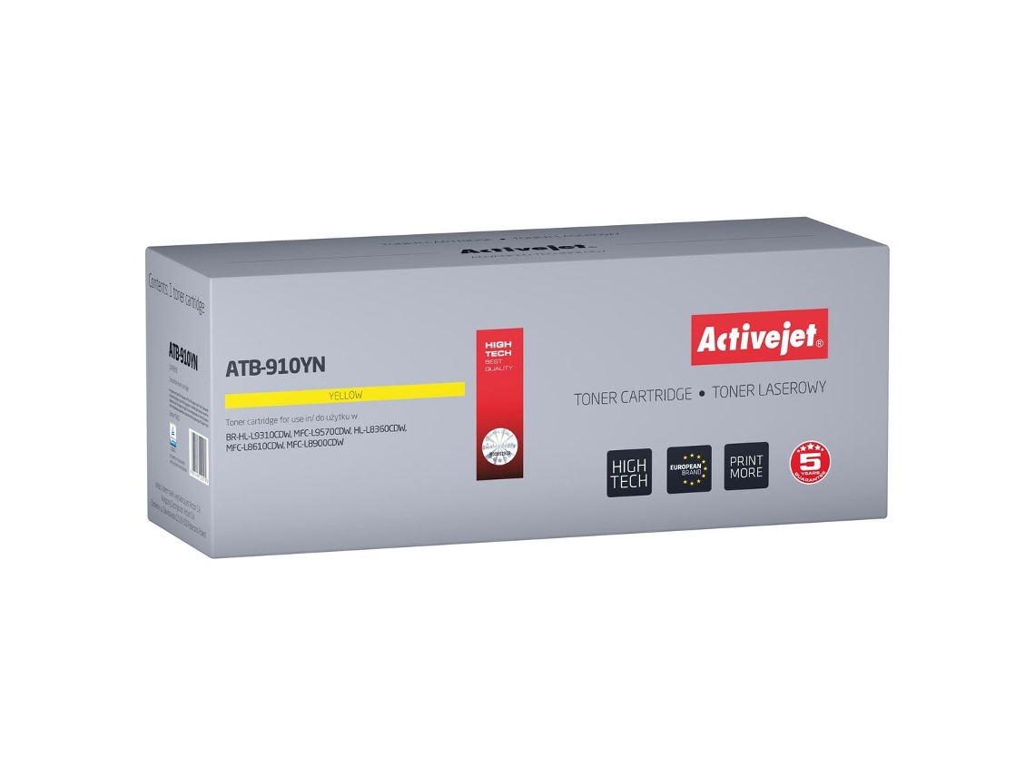 Tóner ACTIVEJET Atb-910Yn Amarelo Brother