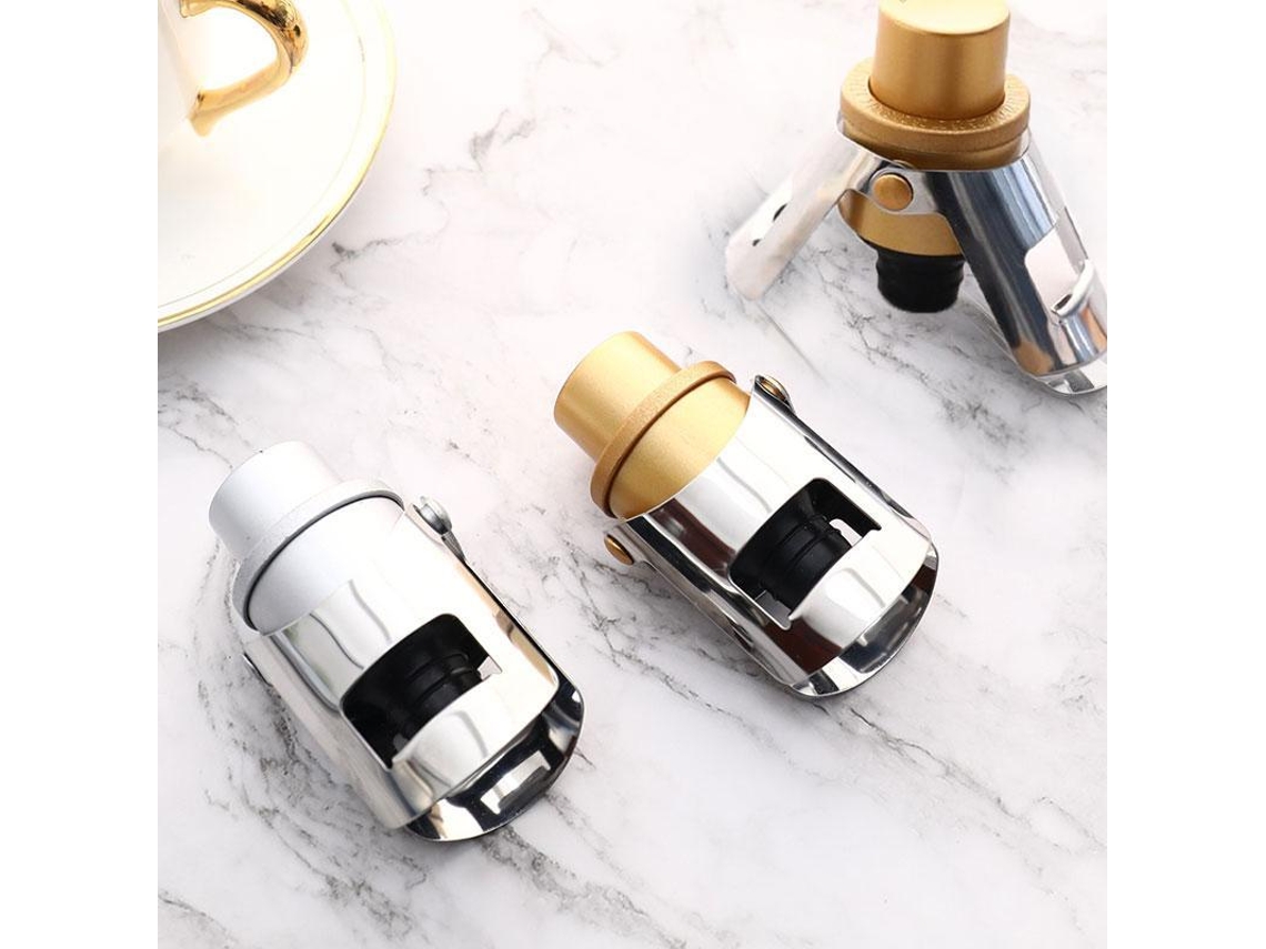Rolha para Vinho e Champanhe, Prateada para Garrafa de Champanhe/ Vinho BRILVIBERA