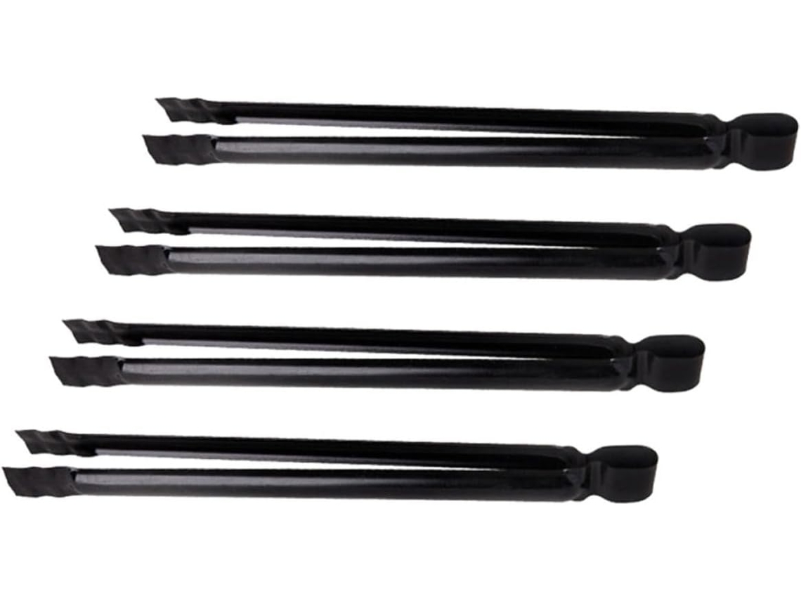 Kit de 4 Pinças de Ferro para Carvão,s Ao Calor e Robustas, Ideais para Camping e Churrasco. Pinças Seguras e Duráveis CHABERLU