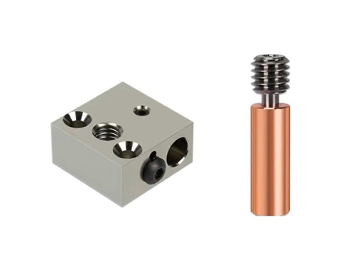 Kit de bloco aquecido bimetálico para Ender 3, compatível com hotend