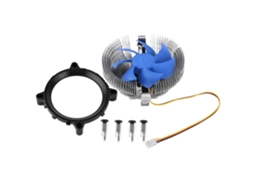 Acessórios De Computador Desktop Silencioso Radiador, Cooler De Cpu E Ventilador De Resfriamento Azul Luz Dourada