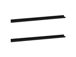 Wall Shelf, Wall Shelves Vidaxl Preto Mdf (115 X 9 X 3 Cm)
