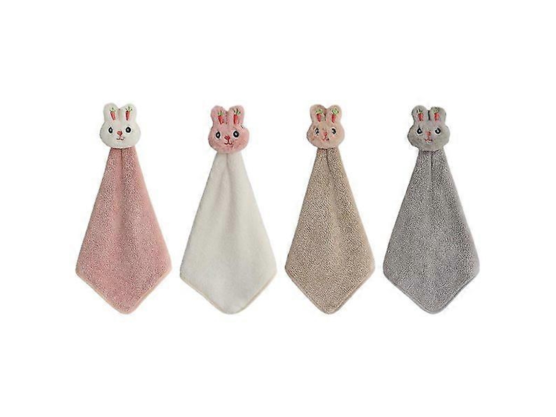 Conjunto De 4 Toalhas De Microfibra De Secagem Rpida Para Cabelo. Nostalgia88