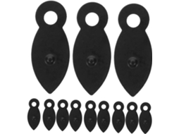 Iplusmile 100pièces Attaches À Bouton Tournant Para Cadre Photo Clips De Cadre Pequenos Acessórios De Montagem