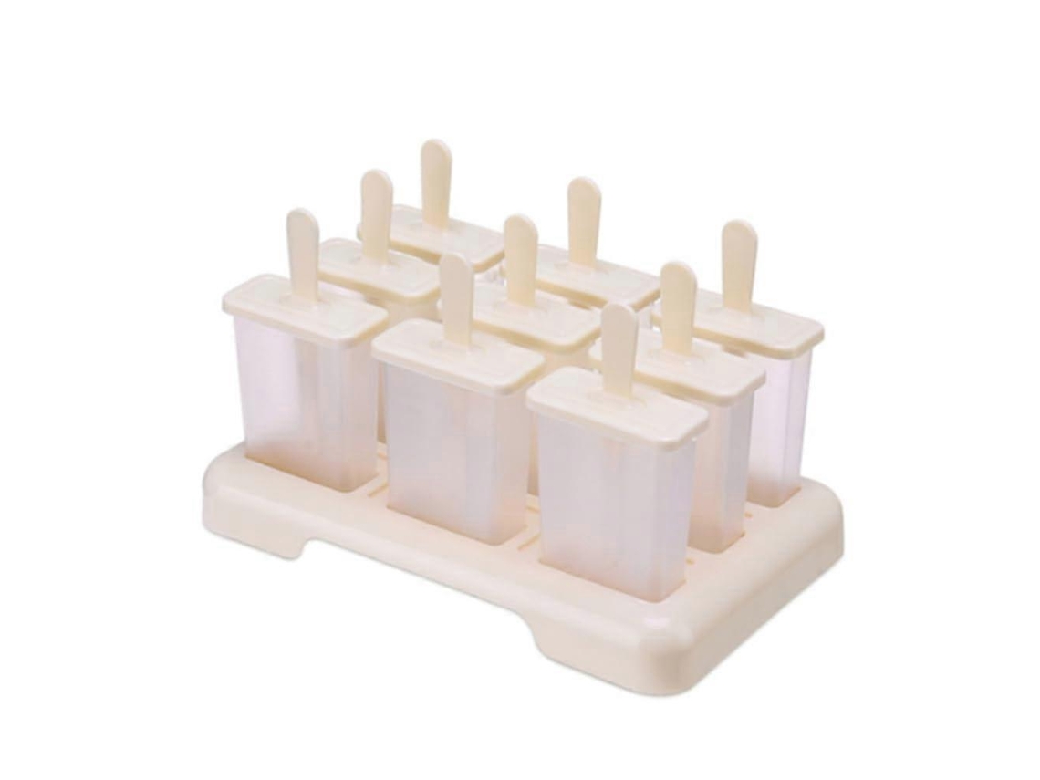 Conjunto De Moldes Reutilizáveis ​​para Picolé Com Palitos, Fácil De Desenformar, Para Preparar Picolés Caseiros.