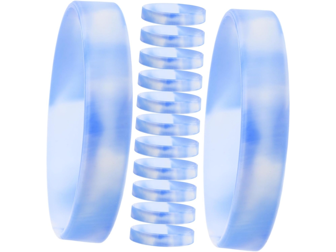 Doitool 20 - Pulseiras de Silicone, Pulseiras Elásticas de Identificação para Equipamentos Esportivos, Design Prático