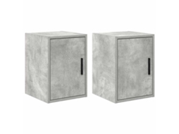 Conjunto de 2 Armários de Parede para Garagem Derivados de Madeira MAISON EXCLUSIVE