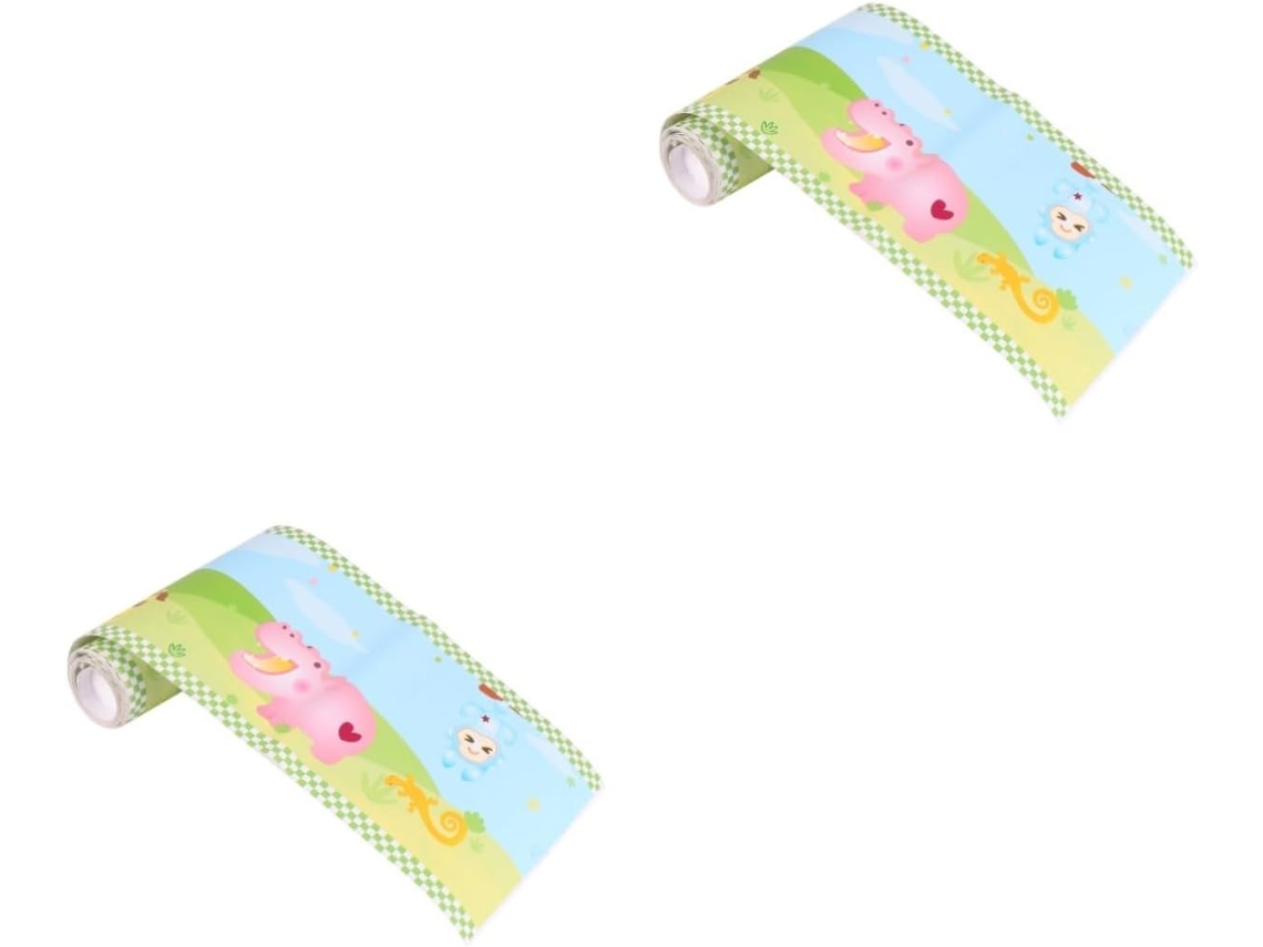 Conjunto De 2 Adesivos De Parede Autoadesivos Com Animais Para Decoração De Quartos De Meninos E Meninas.