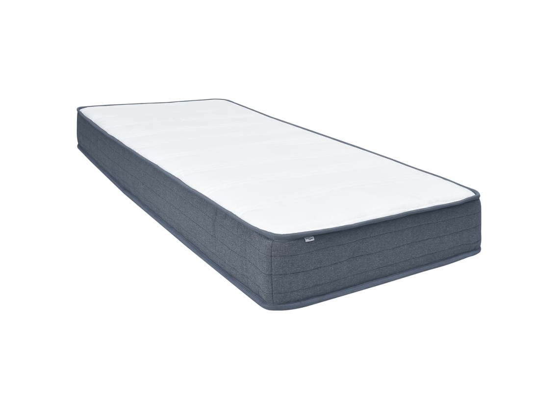 Colchão Para Cama Box Spring Vidaxl Branco Tecido
