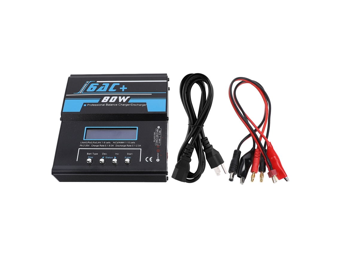 Carregador Inteligente De Baterias Balanceado Para Modelos Rc Nicd Nimh Li Ion Li Po Life Lihv Com Descarregador Plug Eua