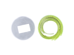 Fita De Proteção Para Cabeca De Raquete De Ténis Nylon Autoadesiva 3 Peças Verde Fluorescente