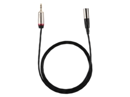 Cabo de Áudio 3,5 Mm Macho para Mini Xlr, 1 M AQUAFORGE