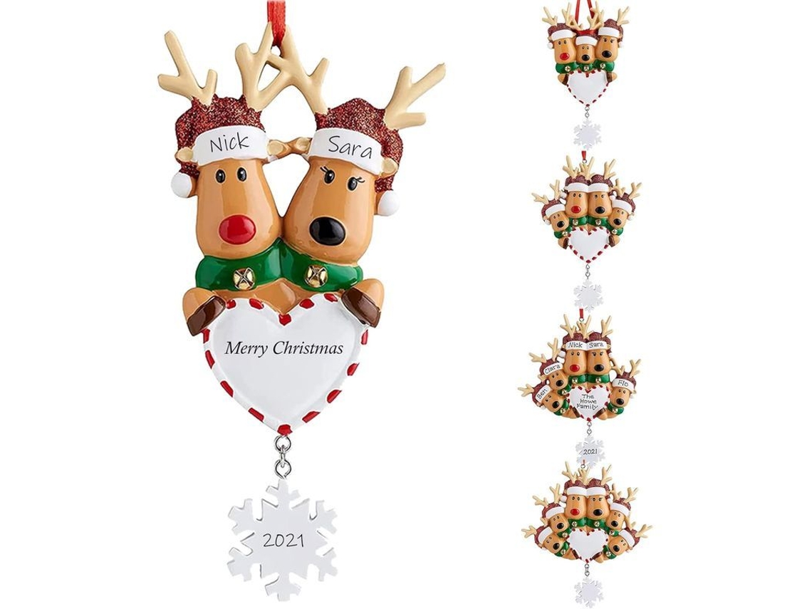 Sino de Natal com Laço e Papai Noel 2pcs Nova Line
