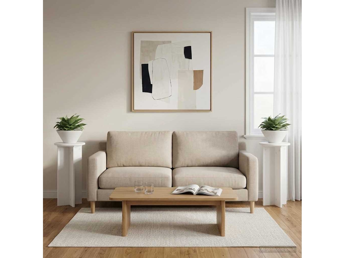 Vidaxl Suporte Para Plantas 2 Unid. Branco Ø29,5 X 60 Cm