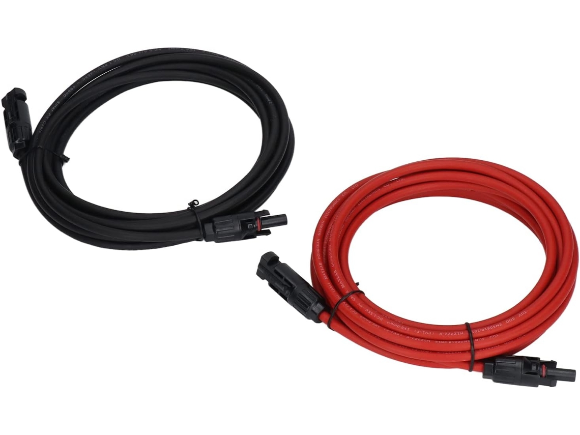 Cabo SFUSHOS de Extensão para Painel Solar, 2 peças, 10 AWG