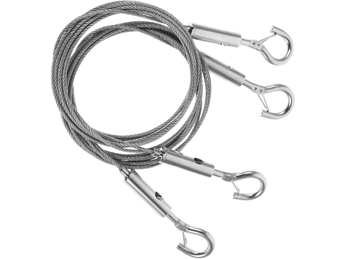 Conjunto De 2 Peças De Corda De Aço Reforçada Para Pendurar Quadros, Sistema De Ganchos Para Pendura Gokoco