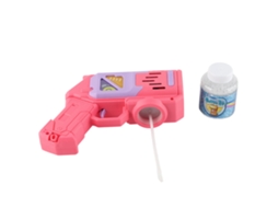 Mali máquina de Bolhas Automática com Luzes Led 10 Buracos Anti vazamento Rosa para Crianças
