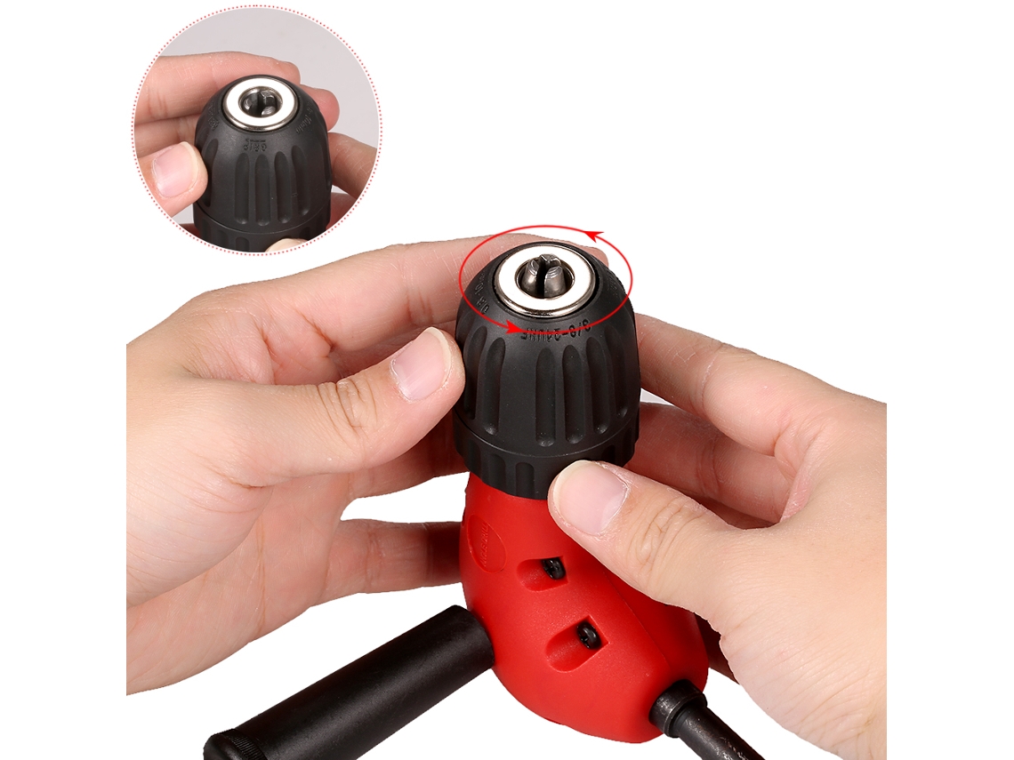 Adaptador De Mandril Laxiscreed Com Curva De 90 Graus Para Furadeira, Compatível Com Brocas De 0,8 A 10 Mm