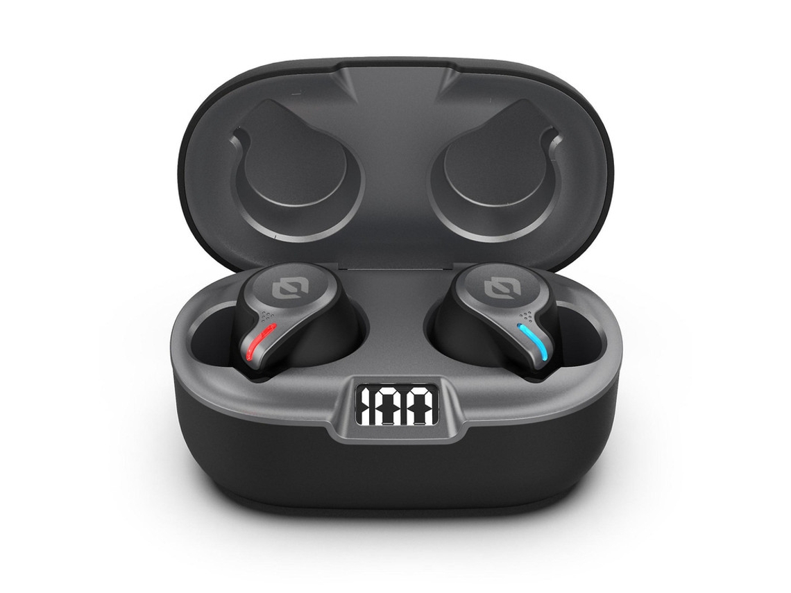 Auriculares In Ear YIZHOOD True Wireless Bluetooth com Cancelamento de ruído Preto