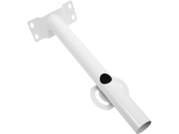 Suporte de Parede Metálico para Poste de Iluminação Solar, Fixação Robusta para Braço de Luminária Externa. SFUSHOS
