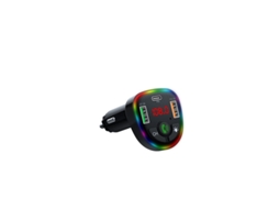 Transmissor Fm YIZHOOD P23 Receptor de Áudio Mp3 Player 3.1A Carregamento Rápido Mãos Livres Sem Fio 5.3 Kit de Carro Preto