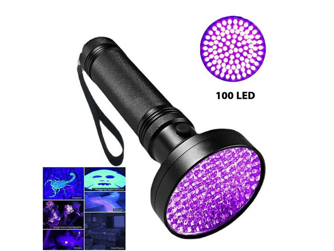 Lanterna Uv Com 100 Leds Grande Aquaforge