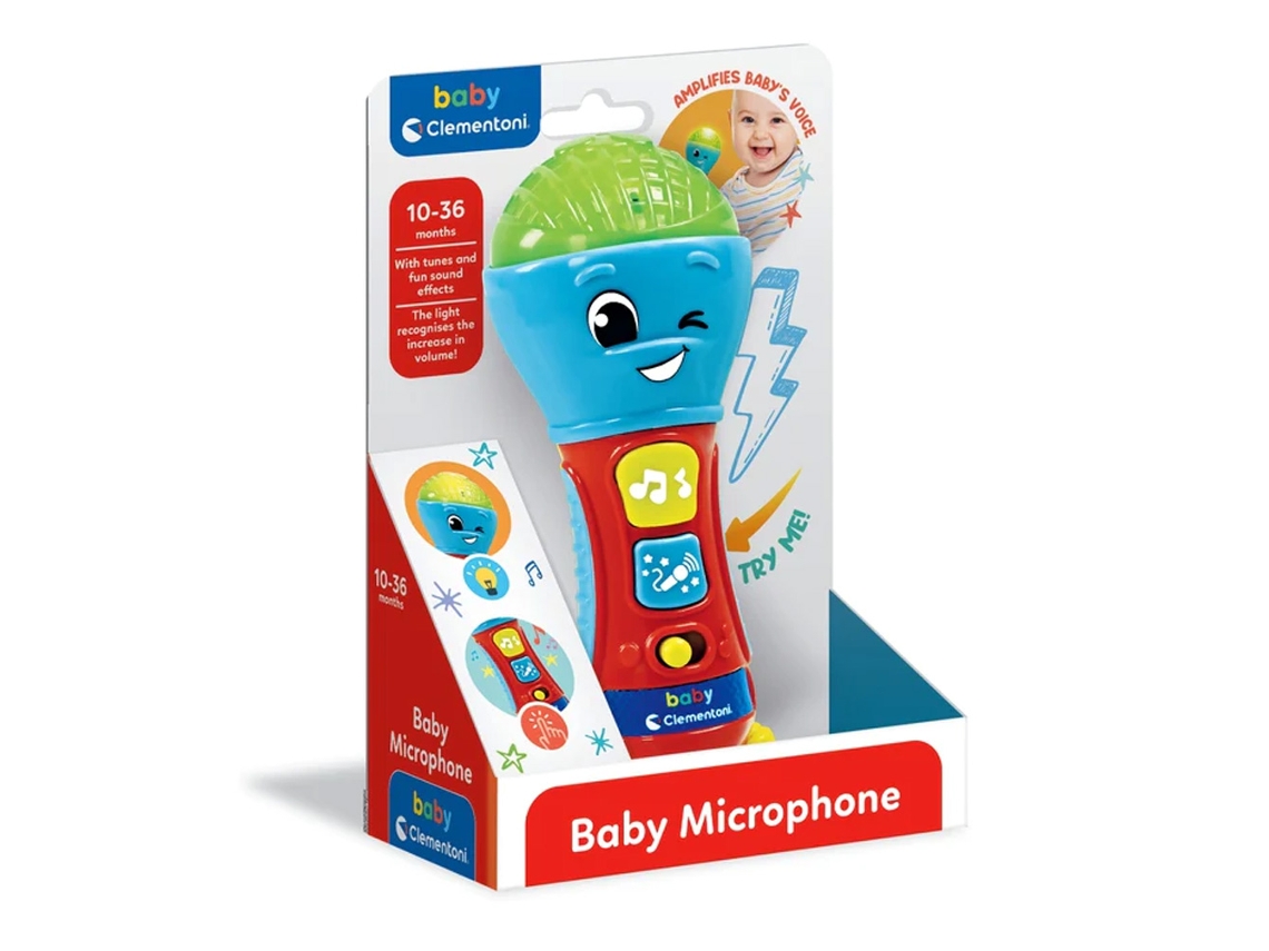 Baby Microfone CLEMENTONI (Idade Mínima: 10 meses)