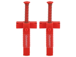 2 Peças De Ferramenta De Alvenaria Liner Nivelador Medidor Ferramenta De Encanador Acessório De Hardware Plástico Vermelho