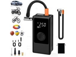 Compressor Ar Pneus 150psi Compacto Carro Bicicleta