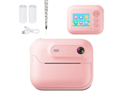 Câmera digital HD Yizhood para adolescentes, câmera portátil rosa recarregável por USB com vários efeitos de filtro