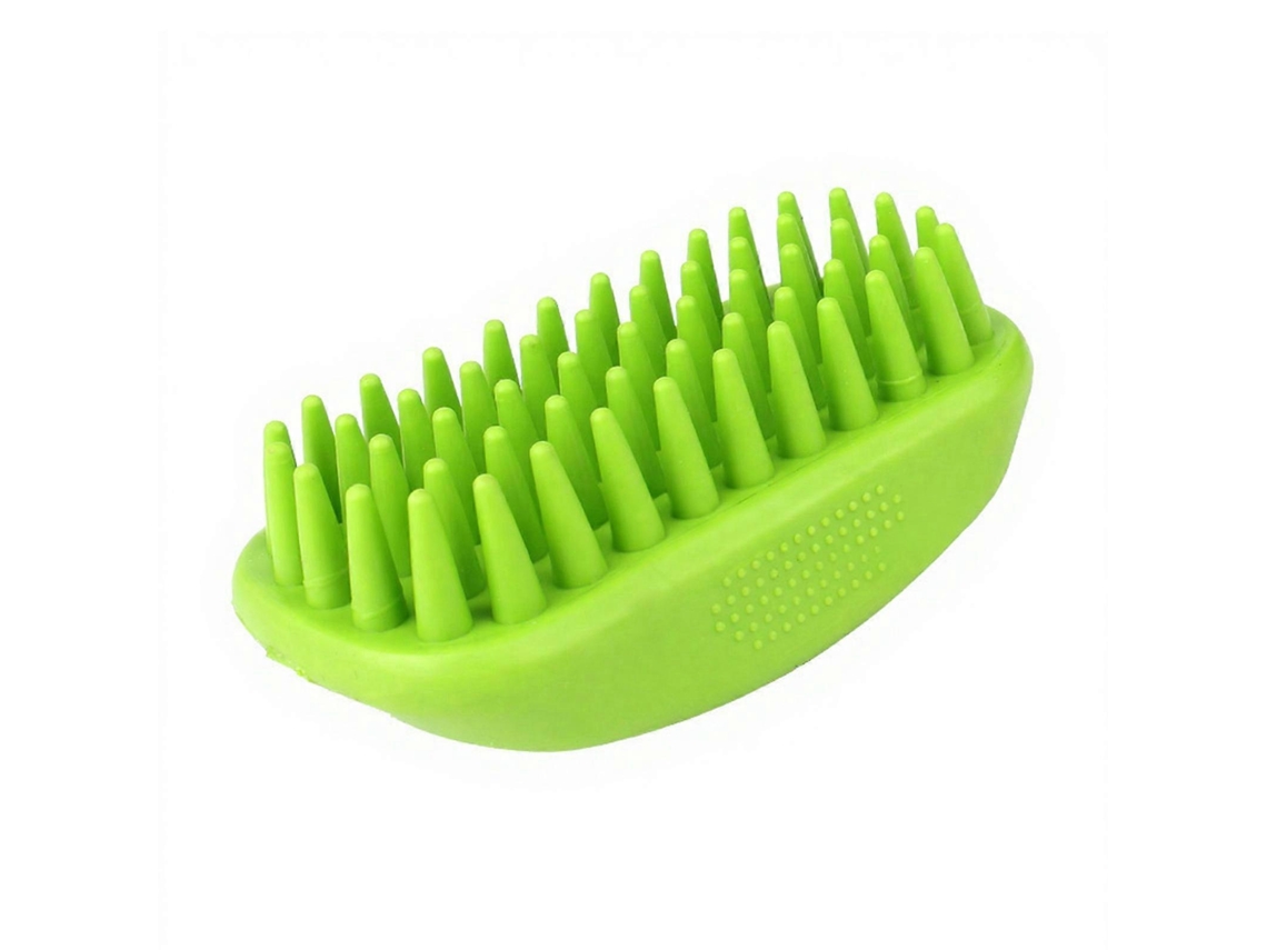 Escova Banho Pet Remove Pelos Cabo