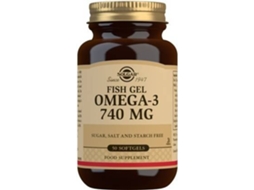 Suplemento Alimentar SOLGAR Gel De Peixe Ômega- (50 cápsulas de 740mg)