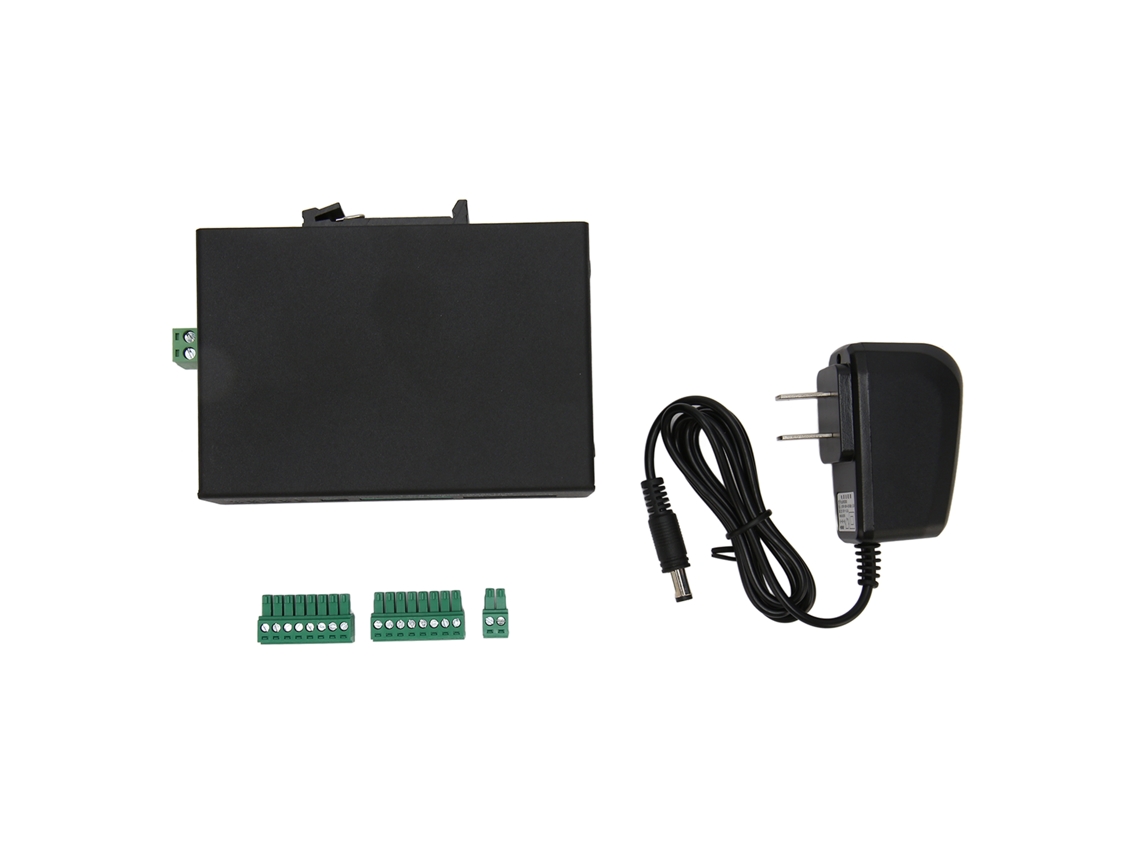 Conversor De 8 Portas Rs232 Rs485 Rs422 Para Fibra Modem Óptico Bidirecional Plugue Eu