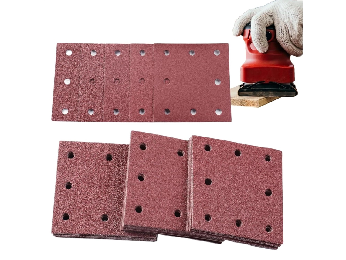 Lixas Sortidas | 120 Peças De Lixa Para Madeira | Discos De Polimento 10,9 X 11,4 Cm Para Metal, Con Gokoco