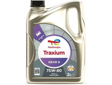 Óleo de transmissão - Totalnergies - Engrenagem de Traxium 8 75W -80 - 2L