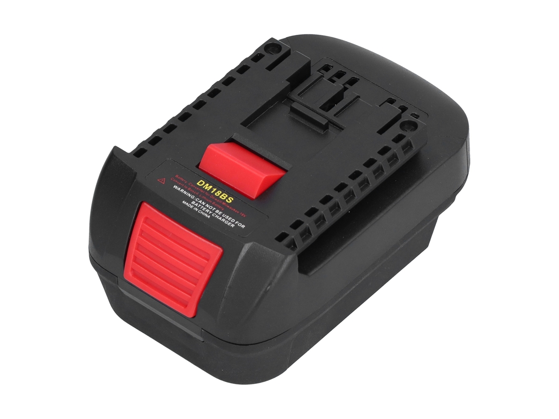 Kit Adaptador de Conversão de Bateria 18V com Conector de Alimentação para Dock para Bosch DM18BS