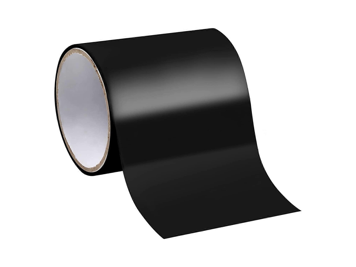 Rebe cinta de Reparación Impermeable 10cm X 1.5m para Tuberías Piscinas Cubos Superficies Planas no Elástica Negra