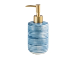 2026 dispensador de Sabão Cerâmico, Garrafa Recarregável de Loção com Design de Mármore Azul 400ml